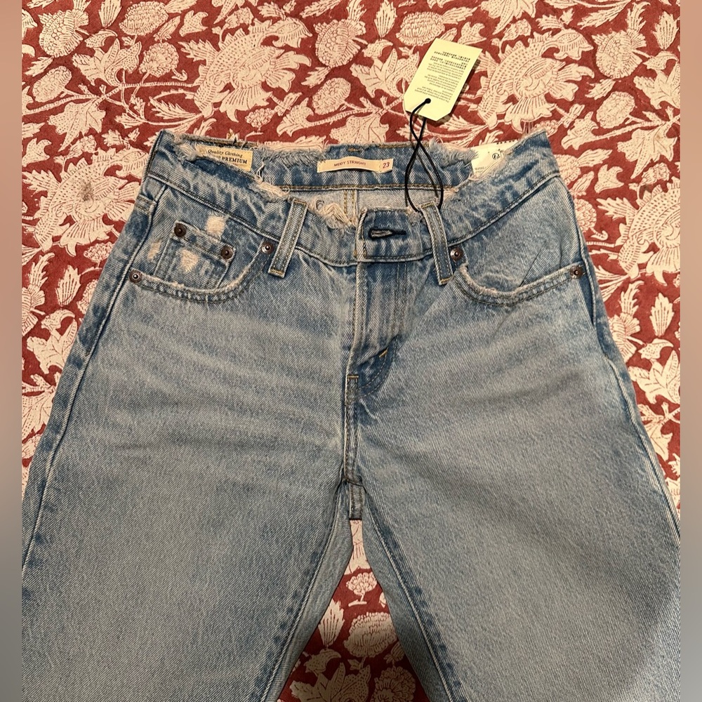 LEVI’S JEANS - MIDDY STRAIGHT BLASTED STONE